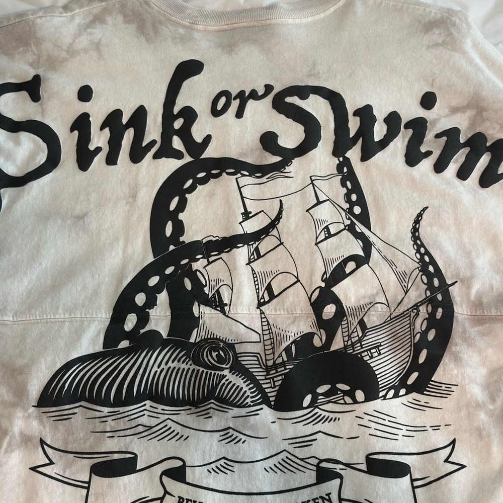 Disney Pirates Of The Caribbean Spirit Jersey SINK OR SWIM SIZE medium